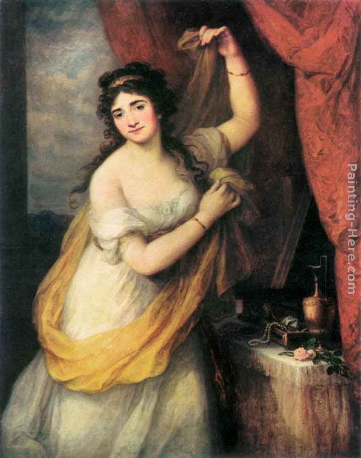 Portrait of a Woman painting - Angelica Kauffmann Portrait of a Woman art painting
